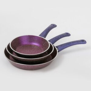 Solitaire Granite Cookware Set - 3 Pieces - Sizes 20, 24, 18