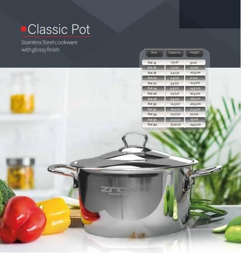 10 قطع كلاسيك من زينوكس، فضي، ستانلس ستيل - Image 2