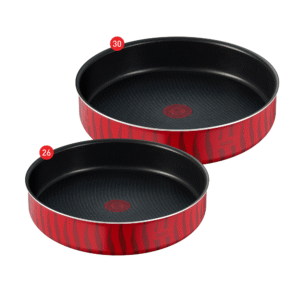 Tefal Tempo Flame Round Oven Tray Set , Size 26,30