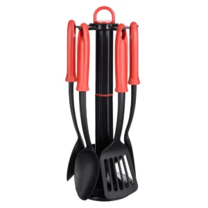 Zahran Nylon Utensils Set, Red