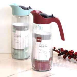 ابريق مياة زجاج غطا بلاستيك تركي  1.5 لتر